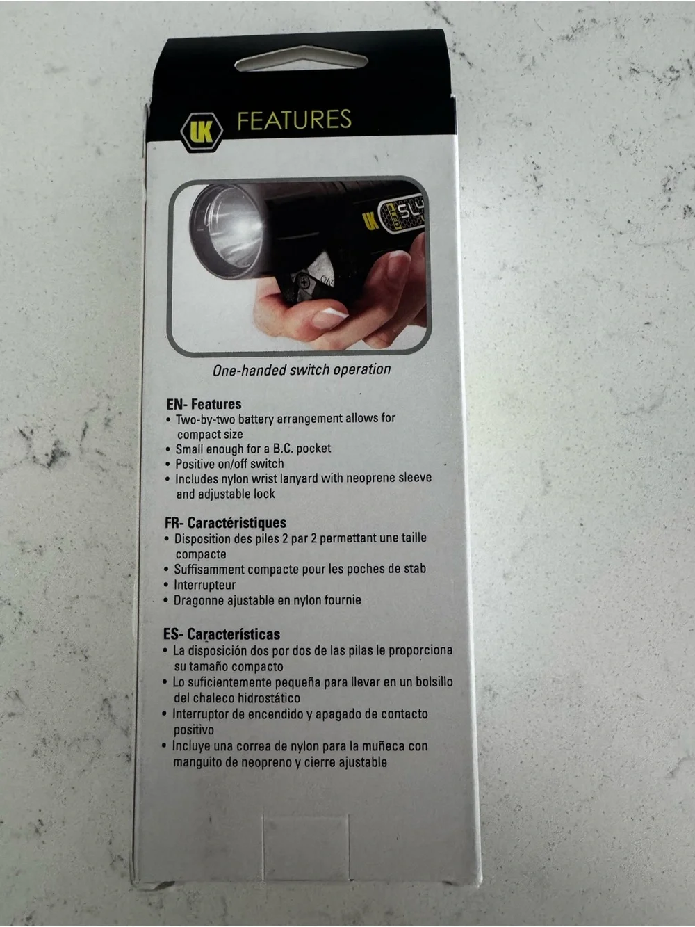 Underwater Kinetics SL4 eLED L1 Dive Light 400 Lumens Yellow NIB